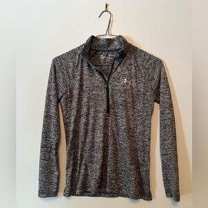 Under Armour Black and White Quarter-Zip Pullover